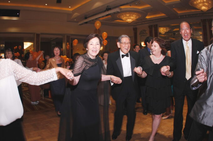 Mr. and Mrs. Aratani Dancing