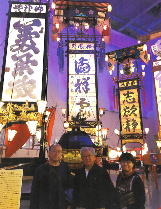 Yosh in Japan with friends