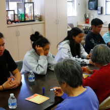 older adult interactions with students