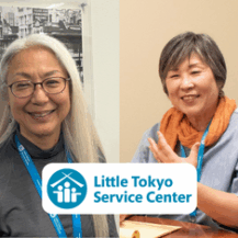 collage of two women overlayed with LTSC logo on top