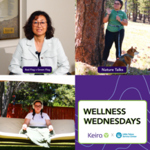3 screenshots from wellness wednesdays