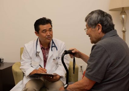 dr yanami talking to patient