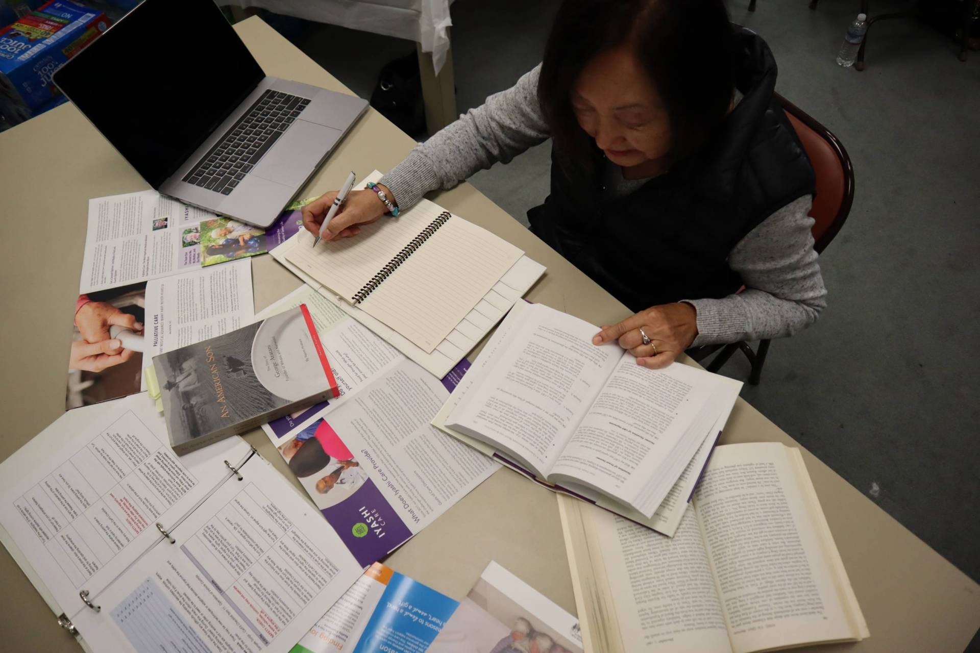 studying