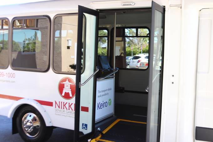The New Bus For Exploration Nikkei Senior Gardens Keiro