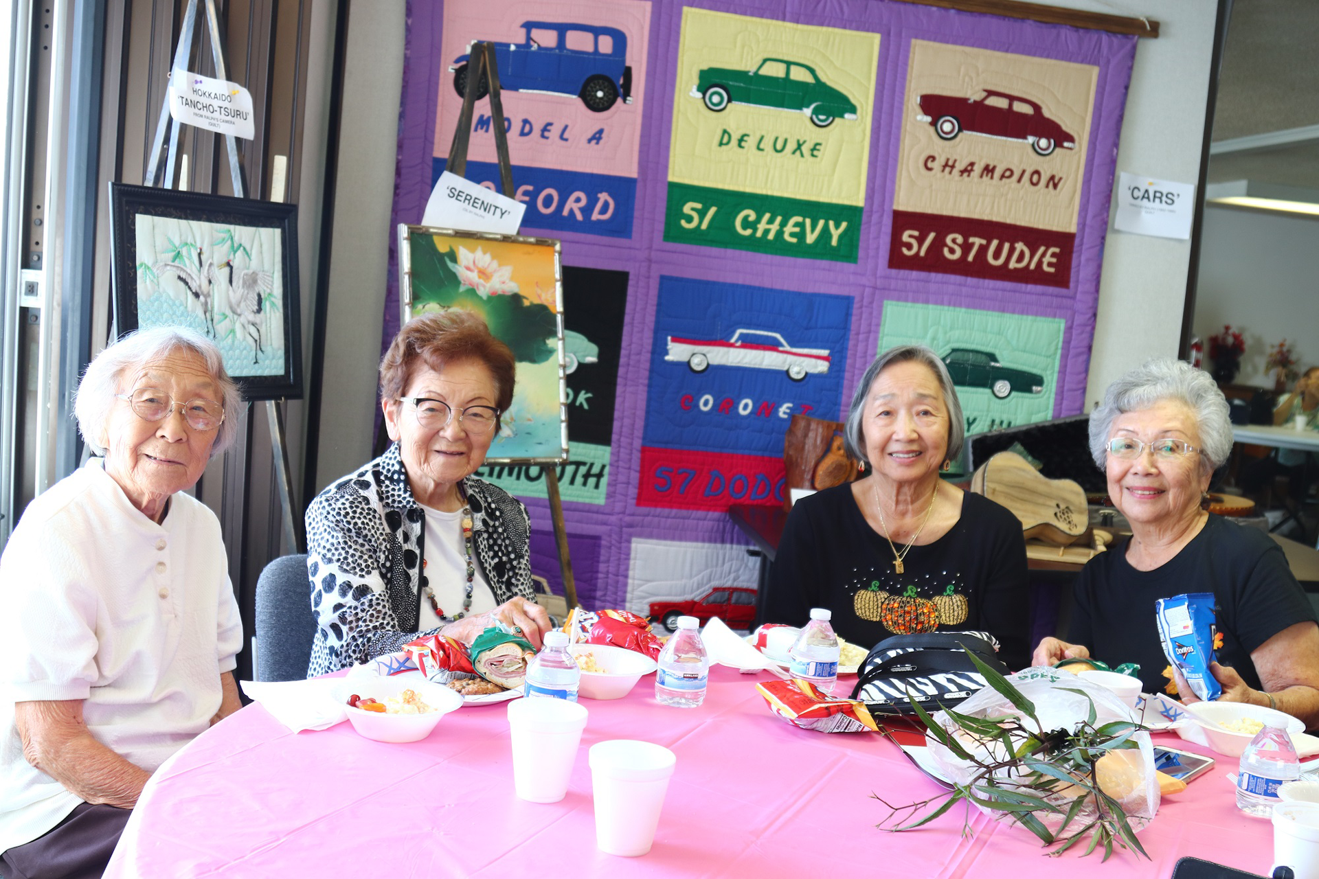 continuing education for nikkei widowed ladies gathered
