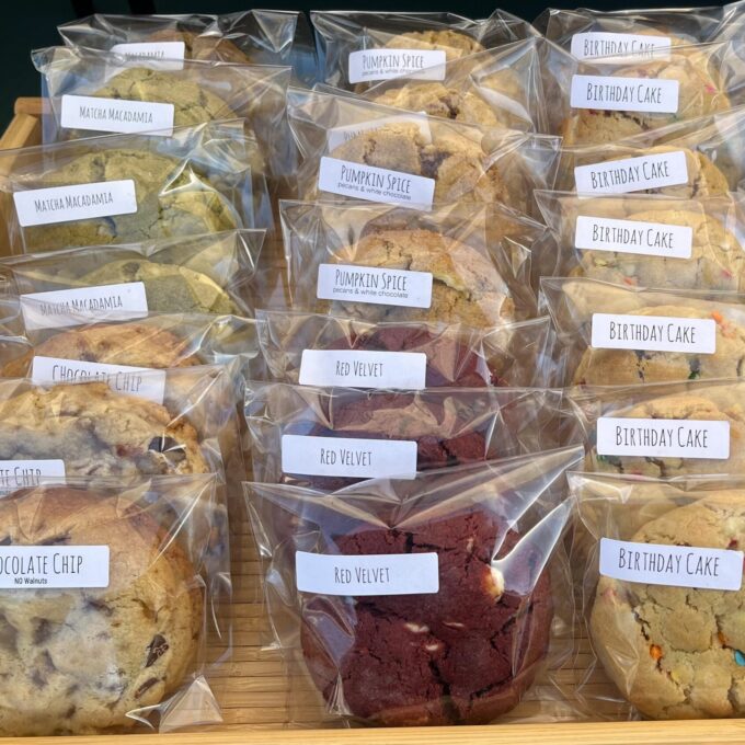 tray of cookies