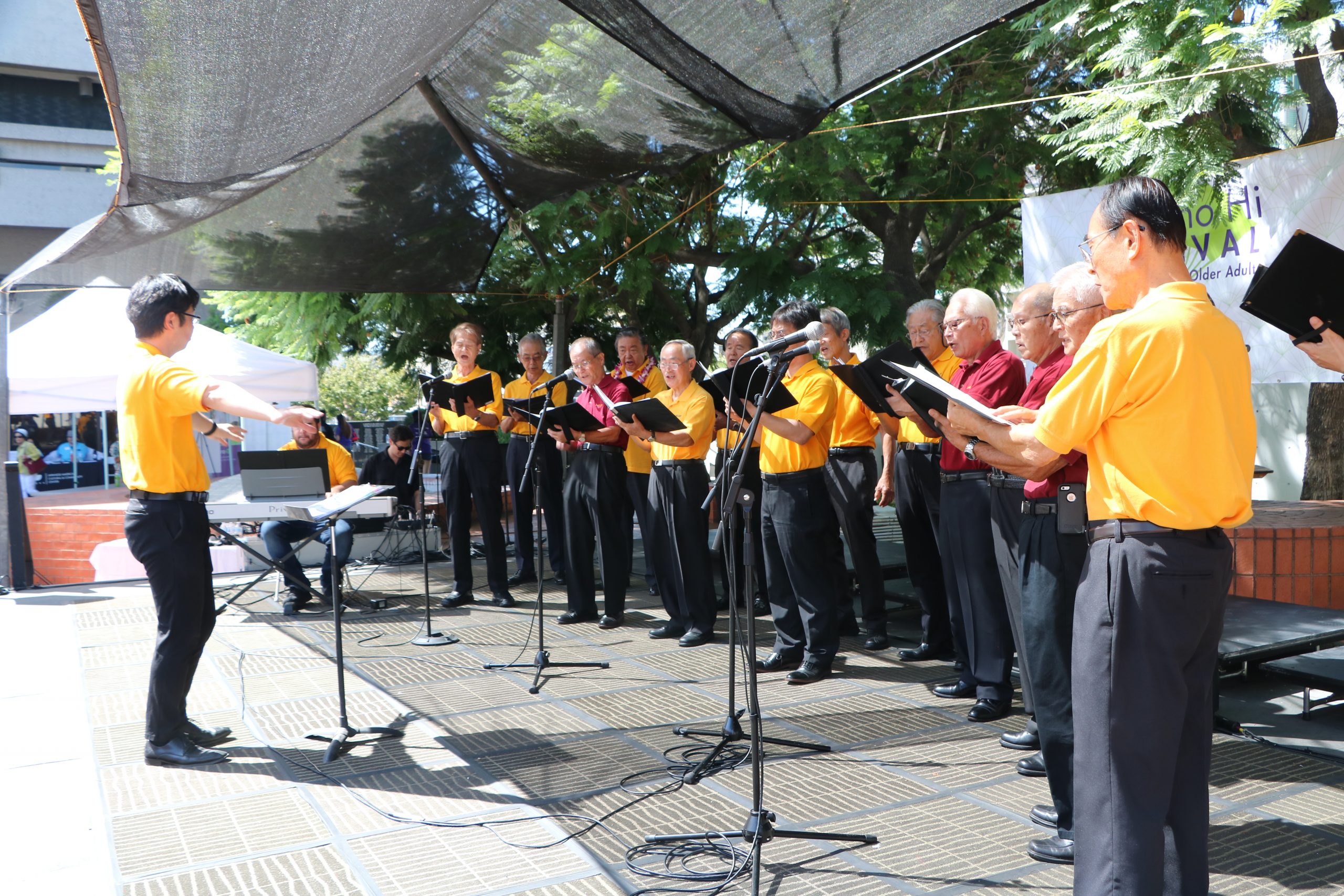 mens glee club performance