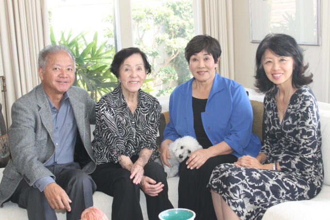 Mrs. Aratani, Linda Aratani and Keiro staff