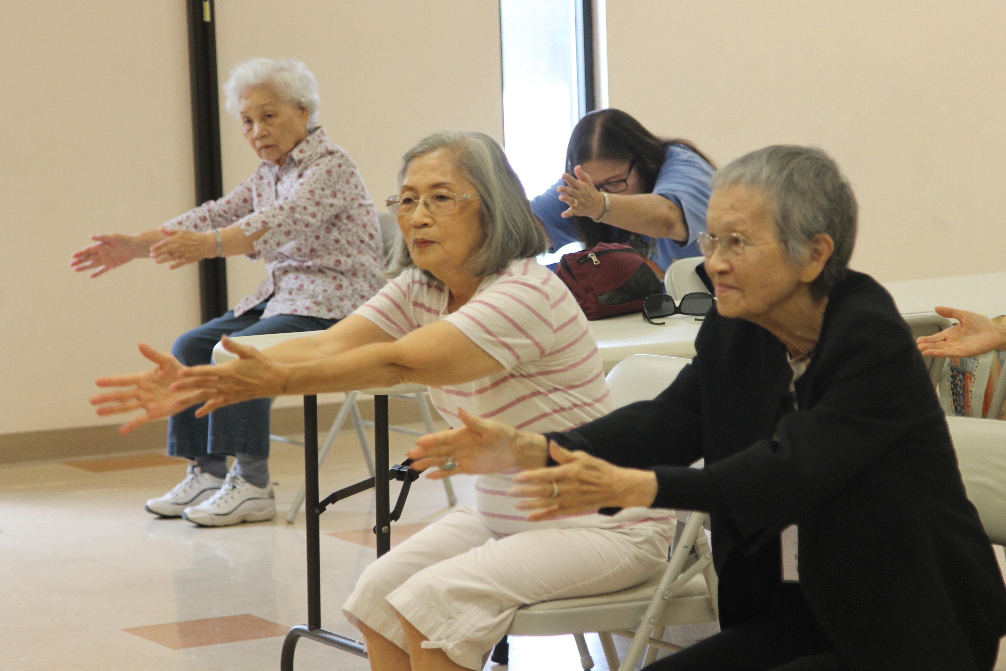 More Older Japanese-American adults exercising