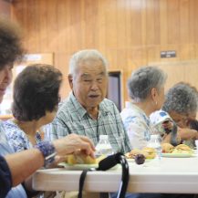 Older adults at a table