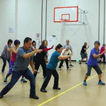 qi gong class at nishi