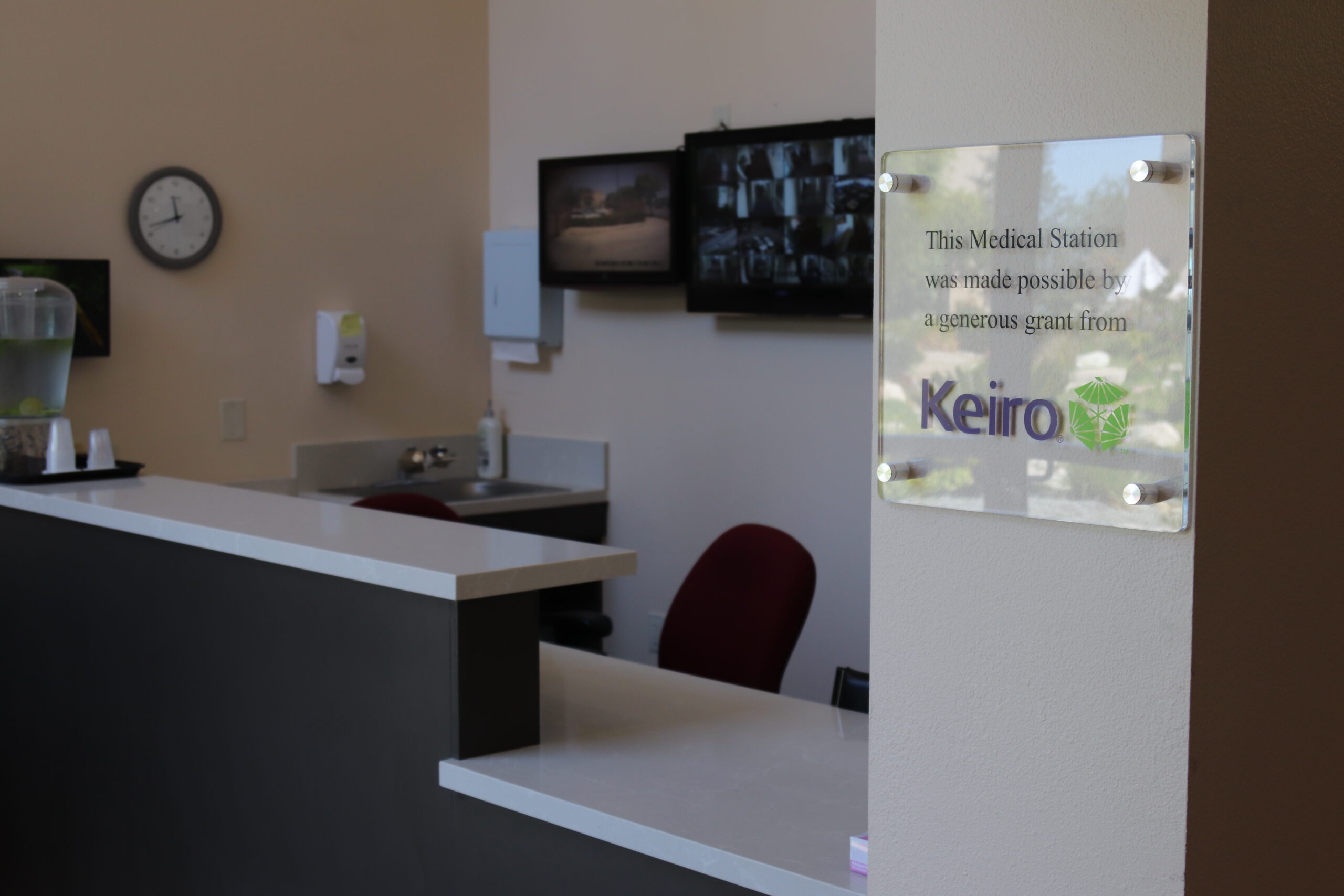 front desk area