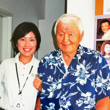 Kanako at adult day care center