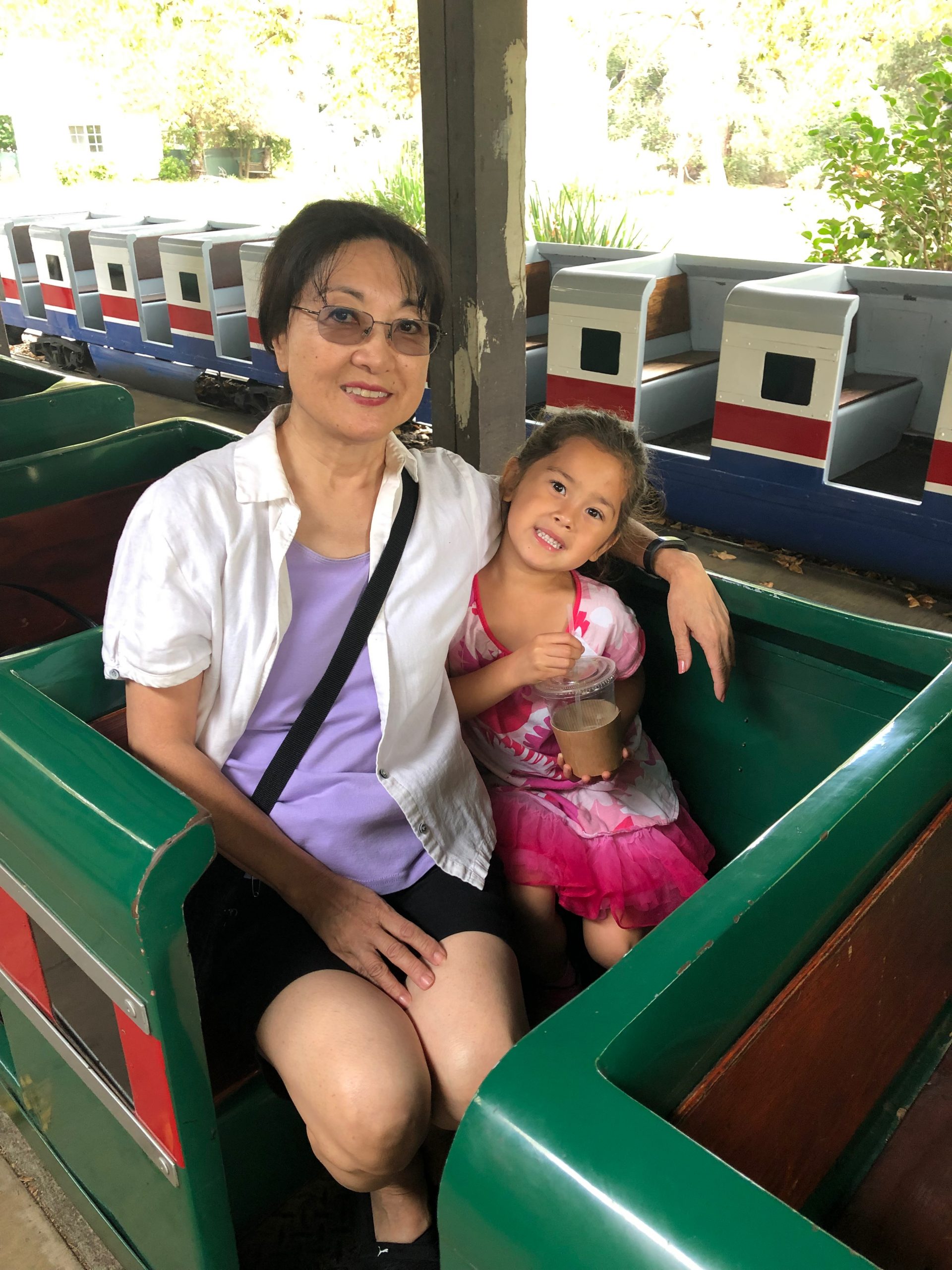 nj and granddaughter smiling