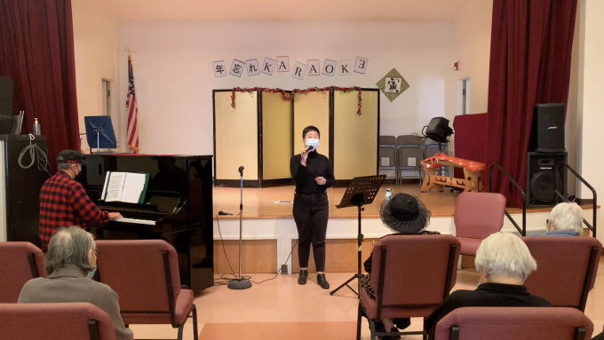 musical performance at sakura gardens