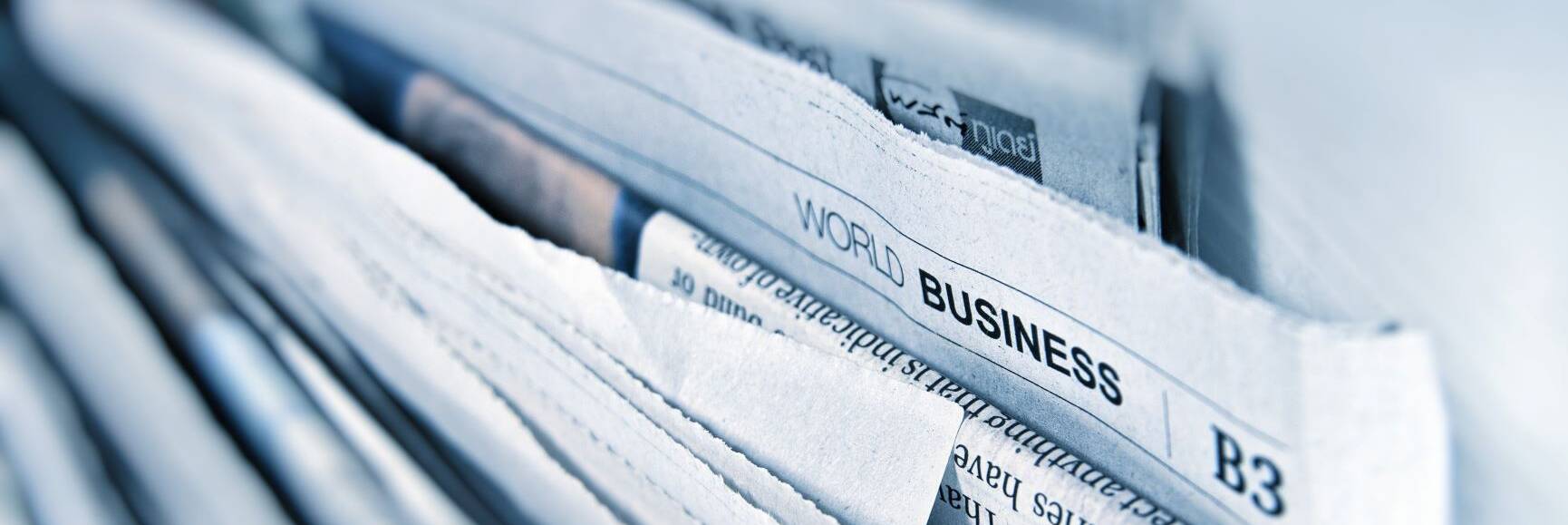 stacks of newspaper