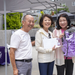 a group photo with a prize