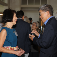 Beverly Ito talking to Jack Kurihara