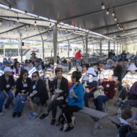 group of people sitting