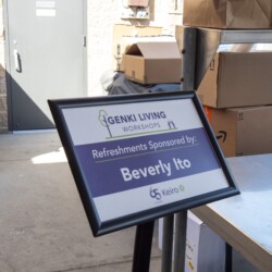 refreshment sponsor bev ito sign