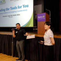 Kent Marume introducing Angie Yeh