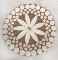 Flower Mandala Mosaic - Debbie Hill (69) -Braille Institute Flower Mandala Mosaic