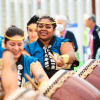 @2022_MPalmaPhotography line of taiko drummers