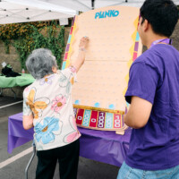 M PALMA PHOTO 2025 woman playing Plinko