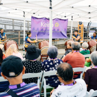 M PALMA PHOTO 2025 crowd watching taiko performance