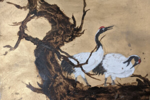 Tsuru - Margaret Zumwinkle (92) Painting of tsuru