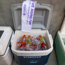 cooler full of beverages