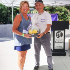 a man giving a woman a gift