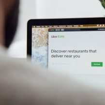Someone looking at UberEats.