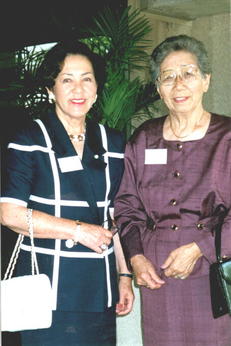 Mrs. Aratani and Masako Wada