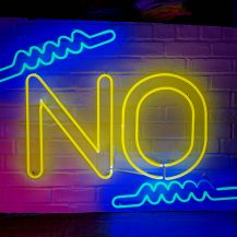 no neon sign