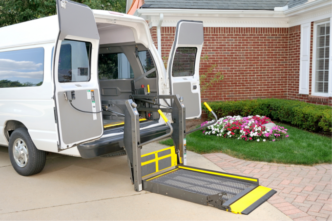 van with ramp