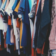 Rack of clothes