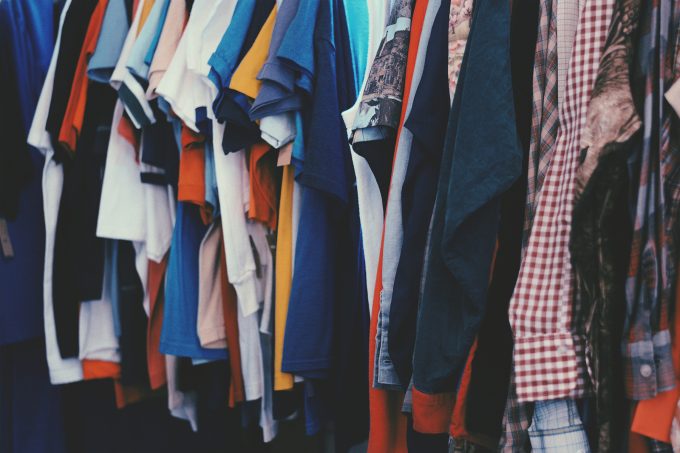 Rack of clothes