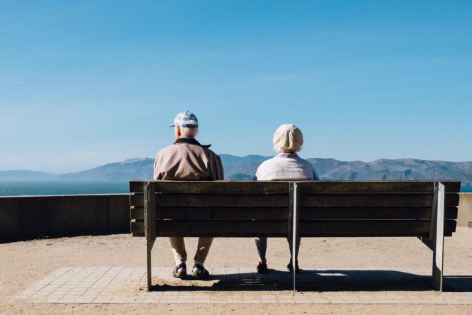 older couples seated